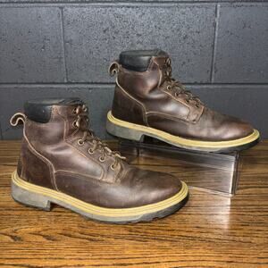 Noble Outfitters Ranch Tough Brown Leather Work Boots Men’s 9 EU42